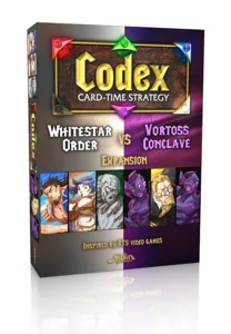 Codex: Card-Time Strategy – Whitestar Order vs. Vortoss Conclave Expansion box cover