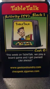 Chez Geek: TableTalk Promo Card box cover