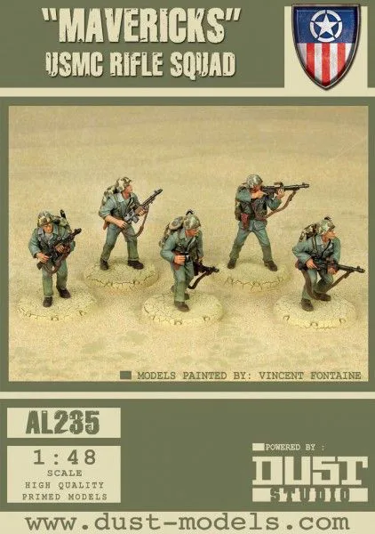 Dust Tactics: USMC Rifle Squad – "Mavericks"