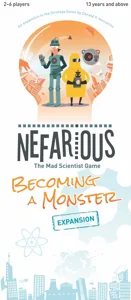 Nefarious: Becoming a Monster Expansion box cover