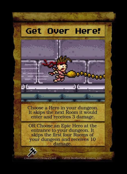 Boss Monster: Get Over Here! Promo Card