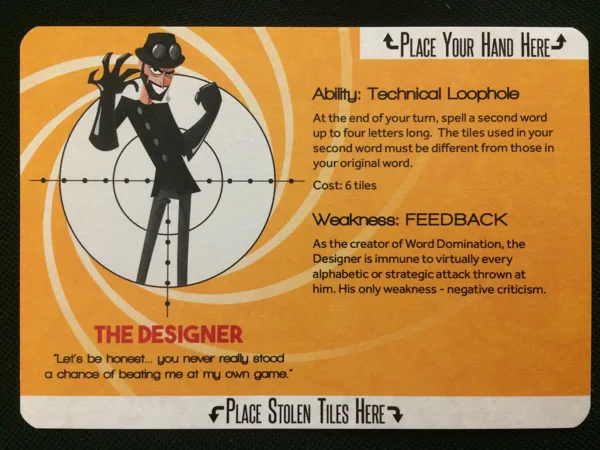Word Domination: The Designer