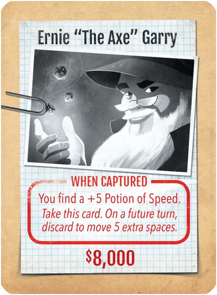 Stop Thief!: Ernie "The Axe" Garry Promo Card