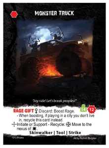 Apocrypha Adventure Card Game: Monster Truck Promo Card box cover