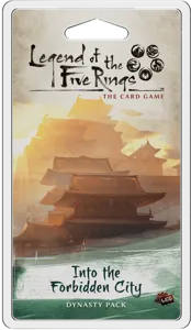 Legend of the Five Rings: The Card Game – Into the Forbidden City box cover