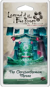 Legend of the Five Rings: The Card Game – The Chrysanthemum Throne box cover
