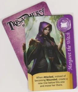 Treachery in a Pocket: Margaret the Witch Promo Card box cover