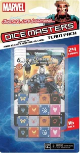 Marvel Dice Masters: Justice, Like Lightning... Team Pack box cover