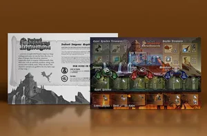 Postcard Dungeons: MEGADUNGEON box cover