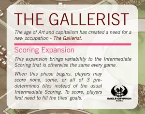 The Gallerist: Scoring Expansion box cover