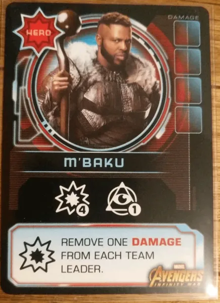 Thanos Rising: Avengers Infinity War – M'Baku Promo Card