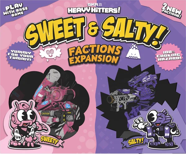 GKR: Heavy Hitters – Sweet & Salty Factions Expansion