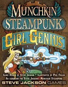 Munchkin Steampunk: Girl Genius box cover