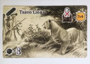 Snowdonia: Tsavo Lions Promo Card box cover
