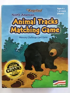 Jr. RangerLand North American Animal Tracks Matching Game box cover