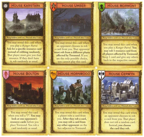 A Game of Thrones: Catan – Brotherhood of the Watch: Minor Houses of the North Promo