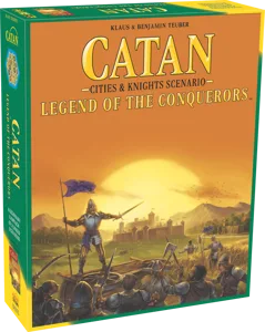 Catan: Cities & Knights – Legend of the Conquerors box cover