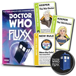 Doctor Who Fluxx: Coin & Doctors box cover