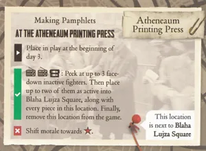 Days of Ire: Budapest 1956 – Printing Press Promo Card box cover