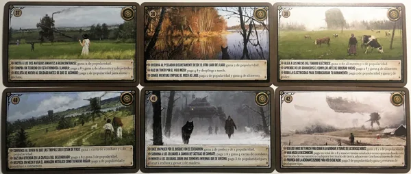 Scythe: Bonus Promo Pack – 6 Promo Encounter Cards numbers 37-42