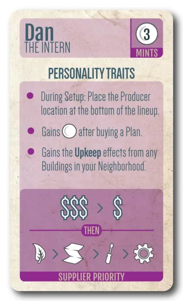 Mint Works: Tantrum House Intern Promo Card