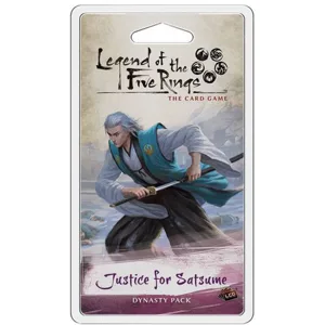 Legend of the Five Rings: The Card Game – Justice for Satsume box cover