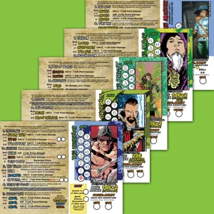 5x7 Dungeon solo card game box cover