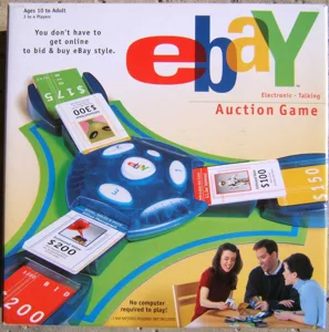 eBay Electronic Talking Auction Game box cover