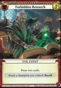 Epic Card Game: Forbidden Research Promo Card box cover