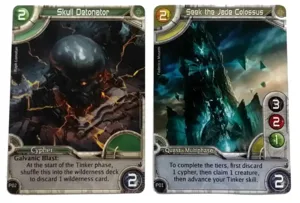 The Ninth World: A Skillbuilding Game for Numenera – Skull Detonator & Seek the Jade Colossus Promo Cards box cover