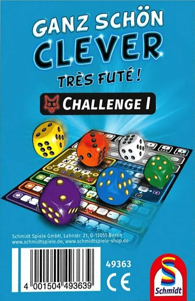 Ganz Schön Clever: Challenge I