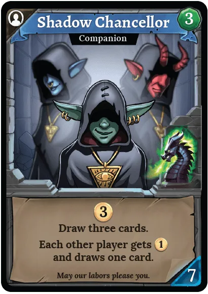 Clank! Legacy: Shadow Chancellor Promo Card