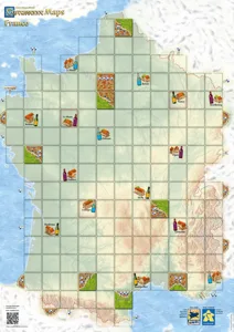 Carcassonne Maps: France box cover