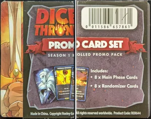 Dice Throne: Promo Card Set – Season 1 Rerolled Promo Pack box cover