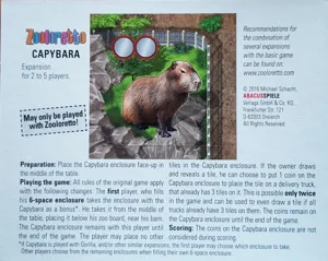 Zooloretto: Capybara box cover
