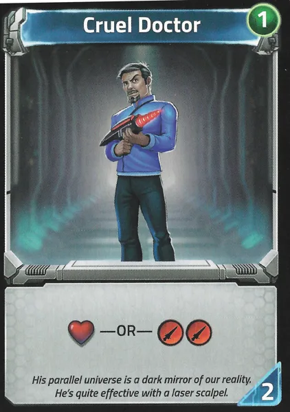 Clank! In! Space!: Cruel Doctor Promo Card