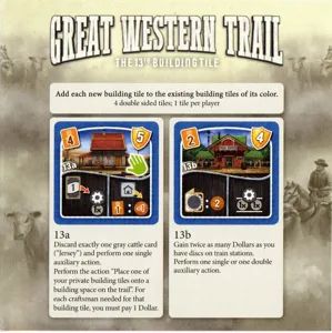 Great Western Trail: 13th Building Tile box cover