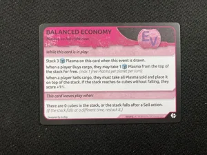 Xia: Balanced Economy Promo Card box cover
