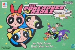 The Powerpuff Girls: Villains at Large Game box cover