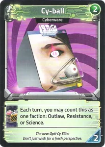 Clank! In! Space!: Cy-ball Promo Card box cover