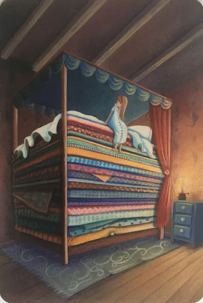 Dixit: "The Princess and the Pea" Promo Card