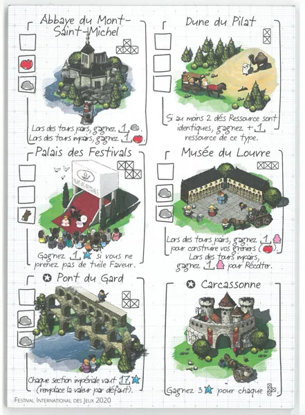 Imperial Settlers: Roll & Write – FIJ 2020 Promosheet