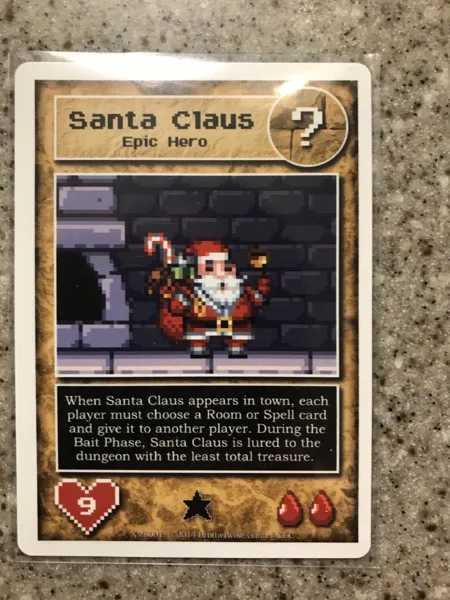 Boss Monster: Santa Epic Hero Promo Card