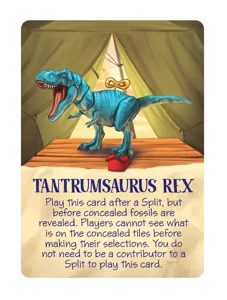 Jurassic Parts: Tantrumsaurus Rex Promo Card box cover