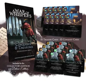 A War of Whispers: Conquests & Treasures box cover