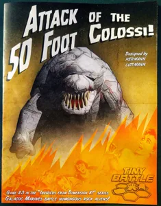 Attack of the 50 Foot Colossi! box cover