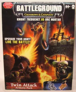 Battleground: Crossbows & Catapults – Twin Attack Armory Pack: Knight Trebuchet vs. Orc Mortar box cover