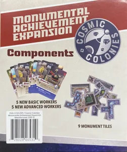 Cosmic Colonies: Monumental Achievement Expansion box cover