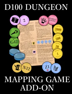 D100 Dungeon: Mapping Game – Add-On box cover