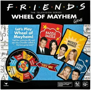 Friends Wheel of Mayhem Game box cover
